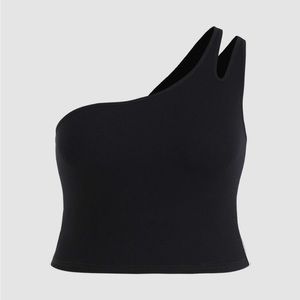 One Shoulder Solid Tank Top Size 2XL